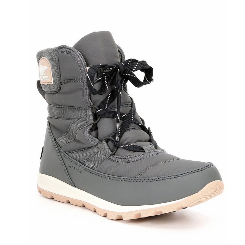 Sorel Whitney Short Lace Boots in Quarry - 9
